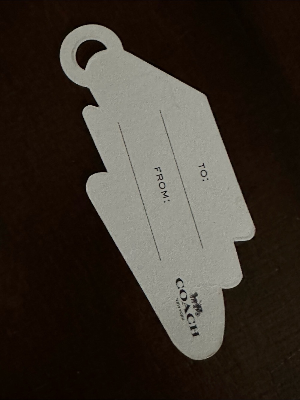 Coach Lightning Gift Tag - Picture 4 of 5